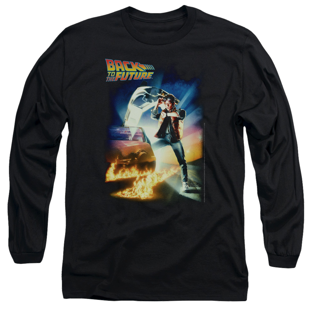 Back To The Future Poster - Men's Long Sleeve T-Shirt Men's Long Sleeve T-Shirt Back to the Future