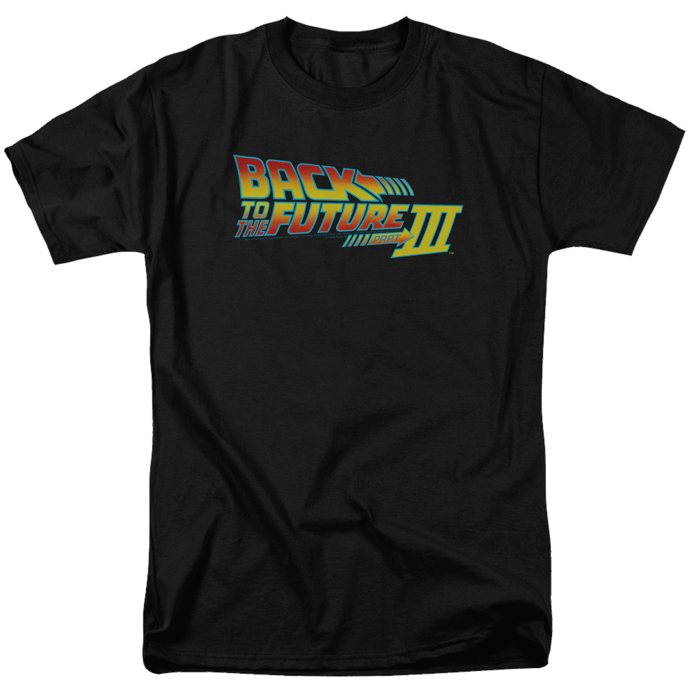 Back to the Future Trilogy Logo - Men's Regular Fit T-Shirt Men's Regular Fit T-Shirt Back to the Future