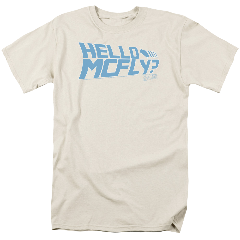 Back To The Future Hello Mcfly - Men's Regular Fit T-Shirt Men's Regular Fit T-Shirt Back to the Future