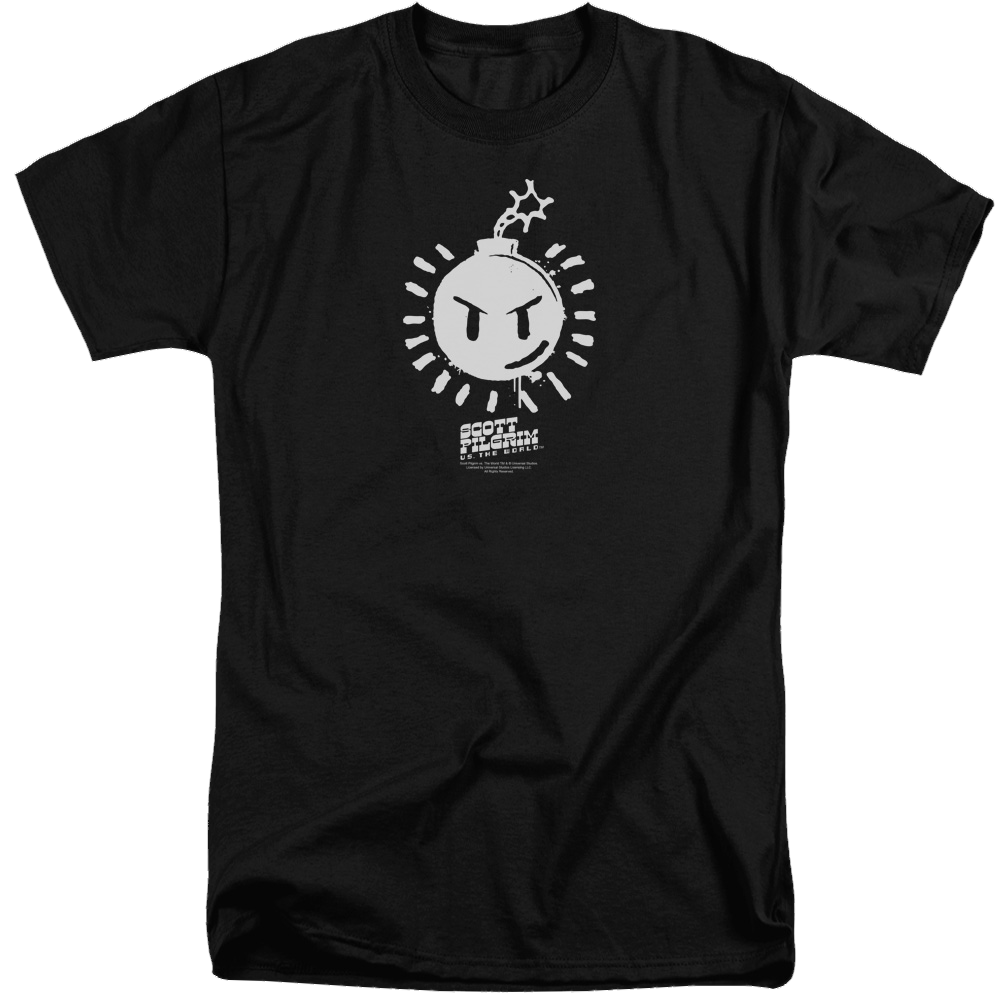 Scott Pilgrim vs. the World Sex Bob Omb Logo - Men's Tall Fit T-Shirt Men's Tall Fit T-Shirt Scott Pilgrim vs. the World