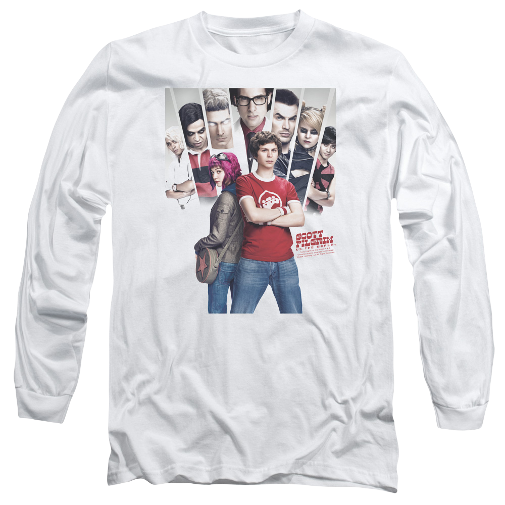 Scott Pilgrim vs. the World Pilgrim Poster - Men's Long Sleeve T-Shirt Men's Long Sleeve T-Shirt Scott Pilgrim vs. the World