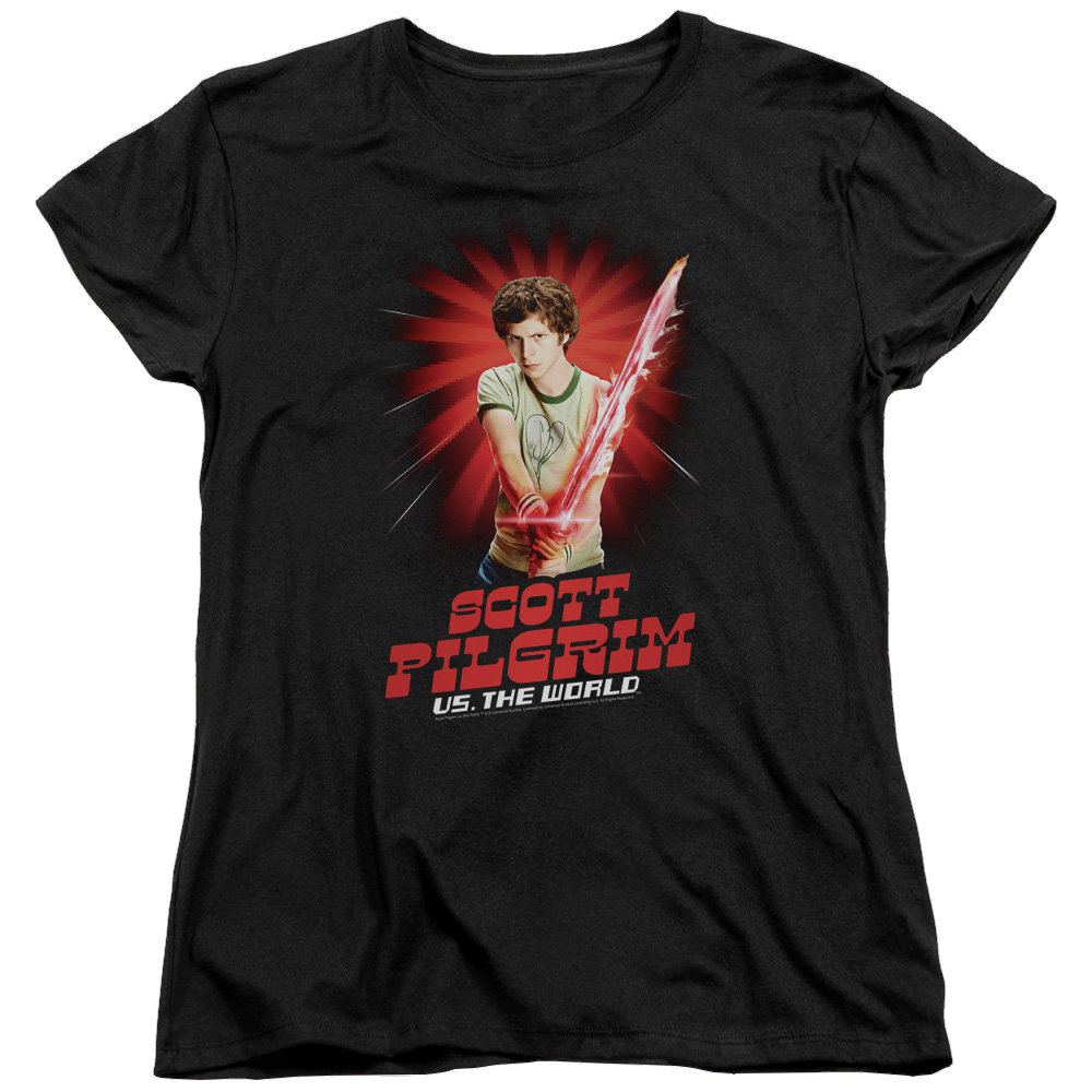 Scott Pilgrim vs. the World Super Sword - Women's T-Shirt Women's T-Shirt Scott Pilgrim vs. the World