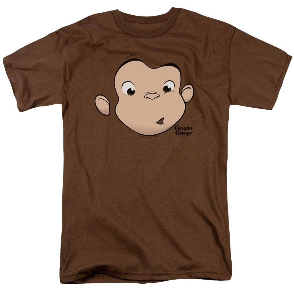 Curious George George Face - Men's Regular Fit T-Shirt Men's Regular Fit T-Shirt Curious George