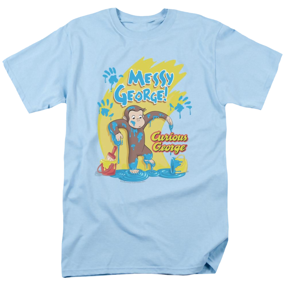 Curious George Messy George - Men's Regular Fit T-Shirt Men's Regular Fit T-Shirt Curious George