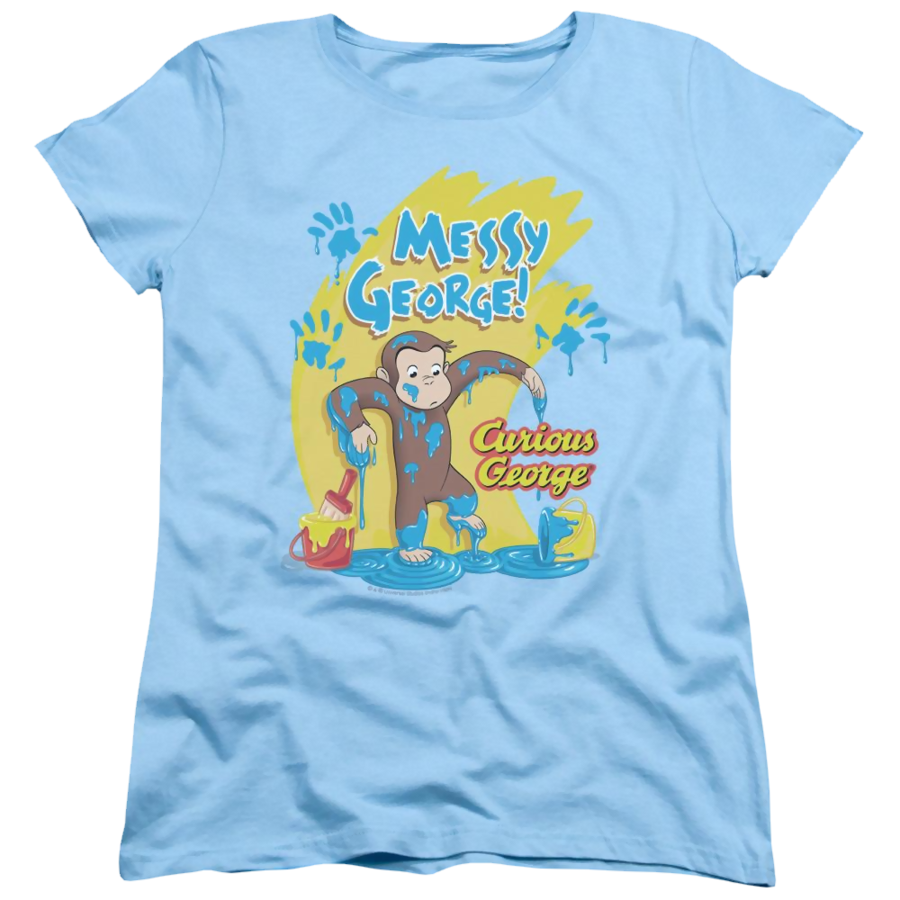 Curious George Messy George - Women's T-Shirt Women's T-Shirt Curious George