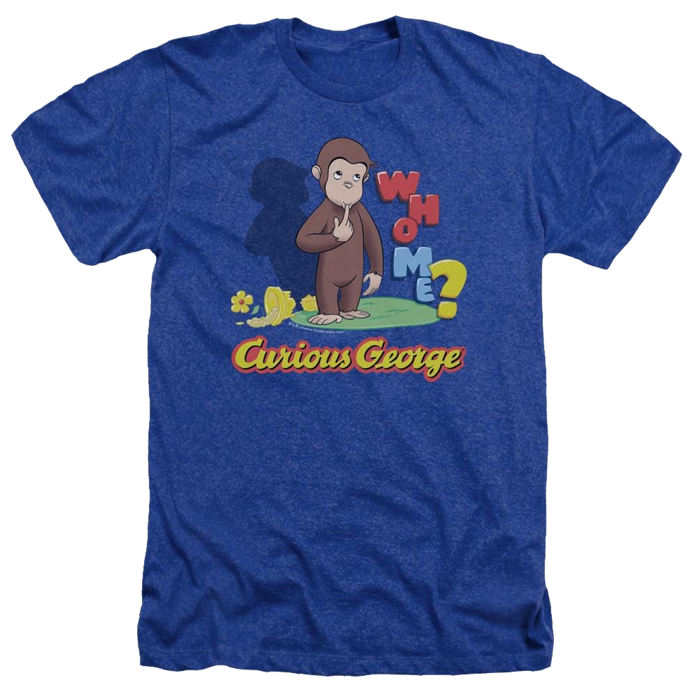 Curious George Who Me - Men's Heather T-Shirt Men's Heather T-Shirt Curious George