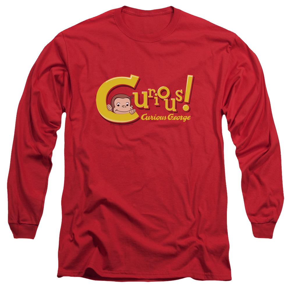 Curious George Curious - Men's Long Sleeve T-Shirt Men's Long Sleeve T-Shirt Curious George