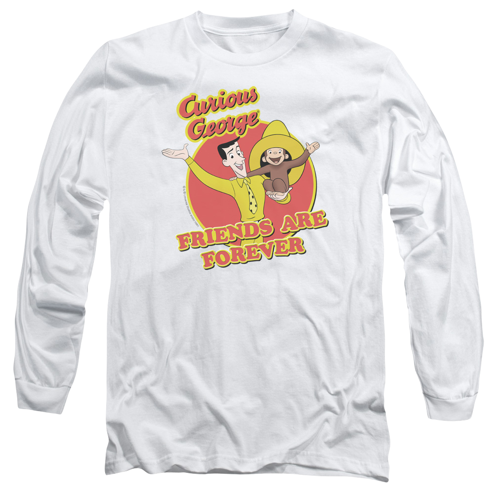 Curious George Friends - Men's Long Sleeve T-Shirt Men's Long Sleeve T-Shirt Curious George