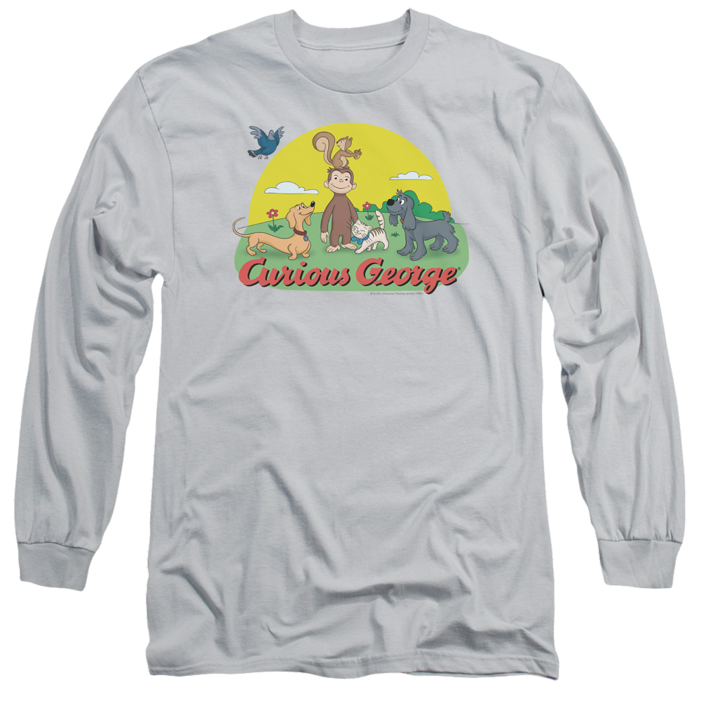 Curious George Sunny Friends - Men's Long Sleeve T-Shirt