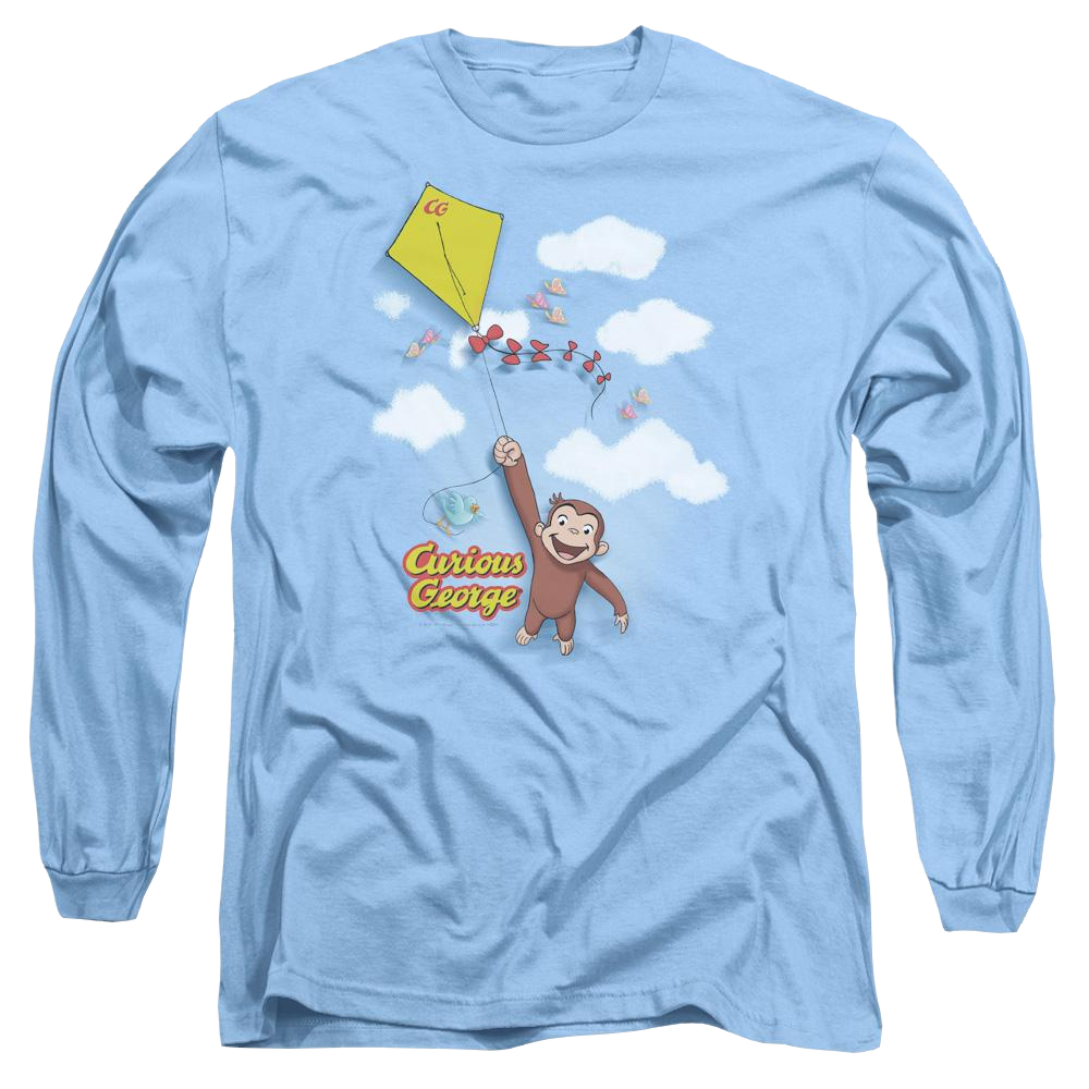 Curious George Flight - Men's Long Sleeve T-Shirt Men's Long Sleeve T-Shirt Curious George
