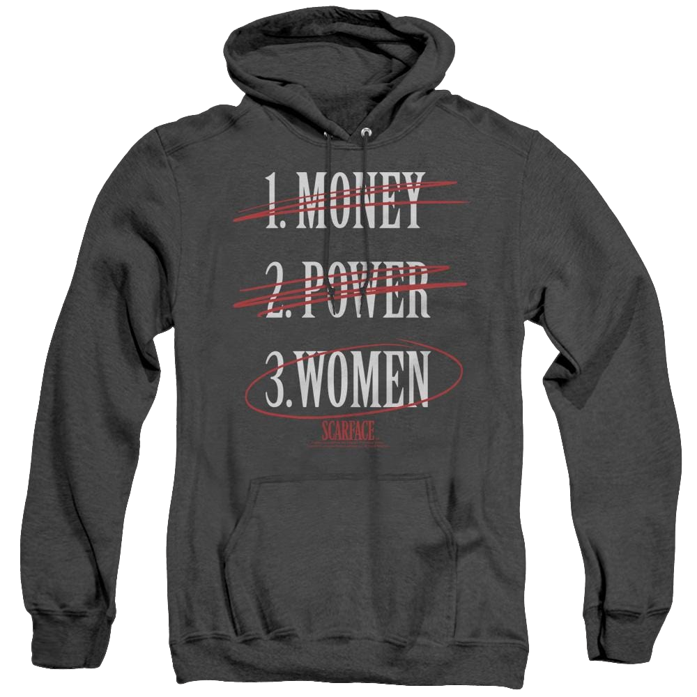 Scarface Money Power Women - Heather Pullover Hoodie Heather Pullover Hoodie Scarface