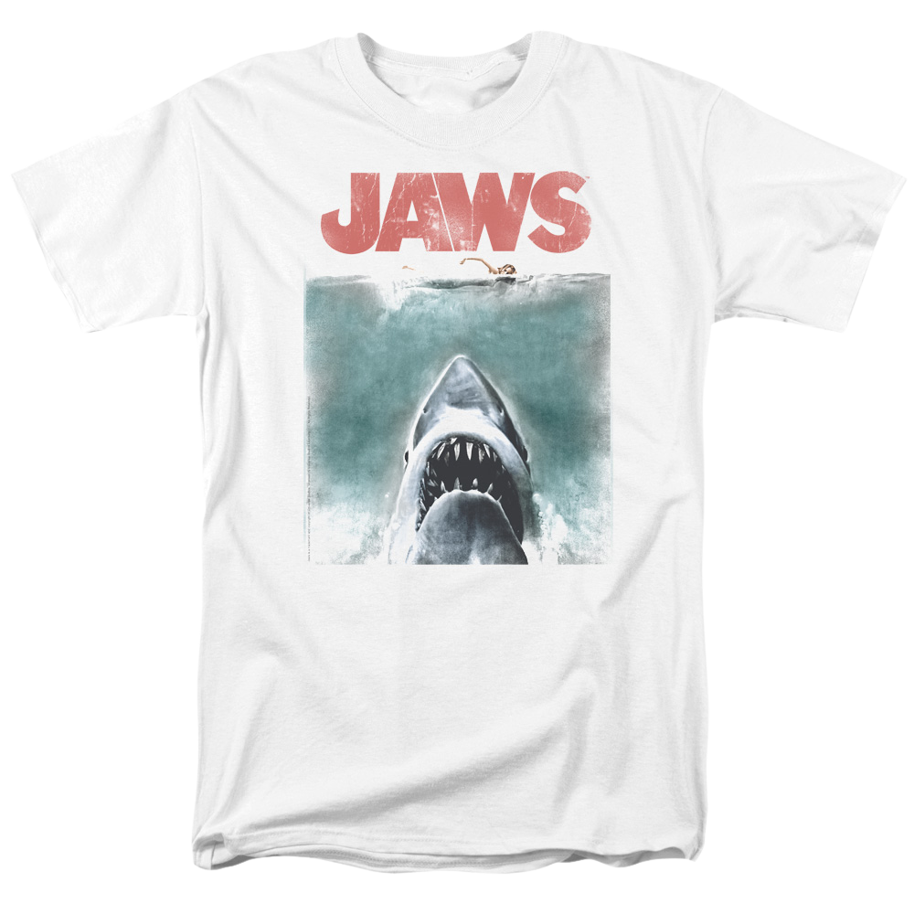 Jaws Vintage Poster Men's Regular Fit T-Shirt Men's Regular Fit T-Shirt Jaws