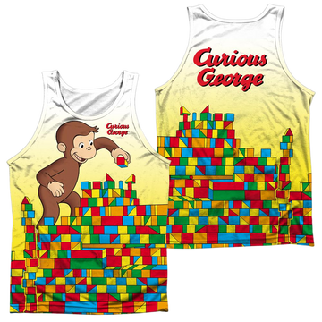 Curious George Building Blocks Men's All Over Print Tank Men's All Over Print Tank Curious George