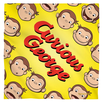 Curious George - Heads - Bandana Bandanas Curious George