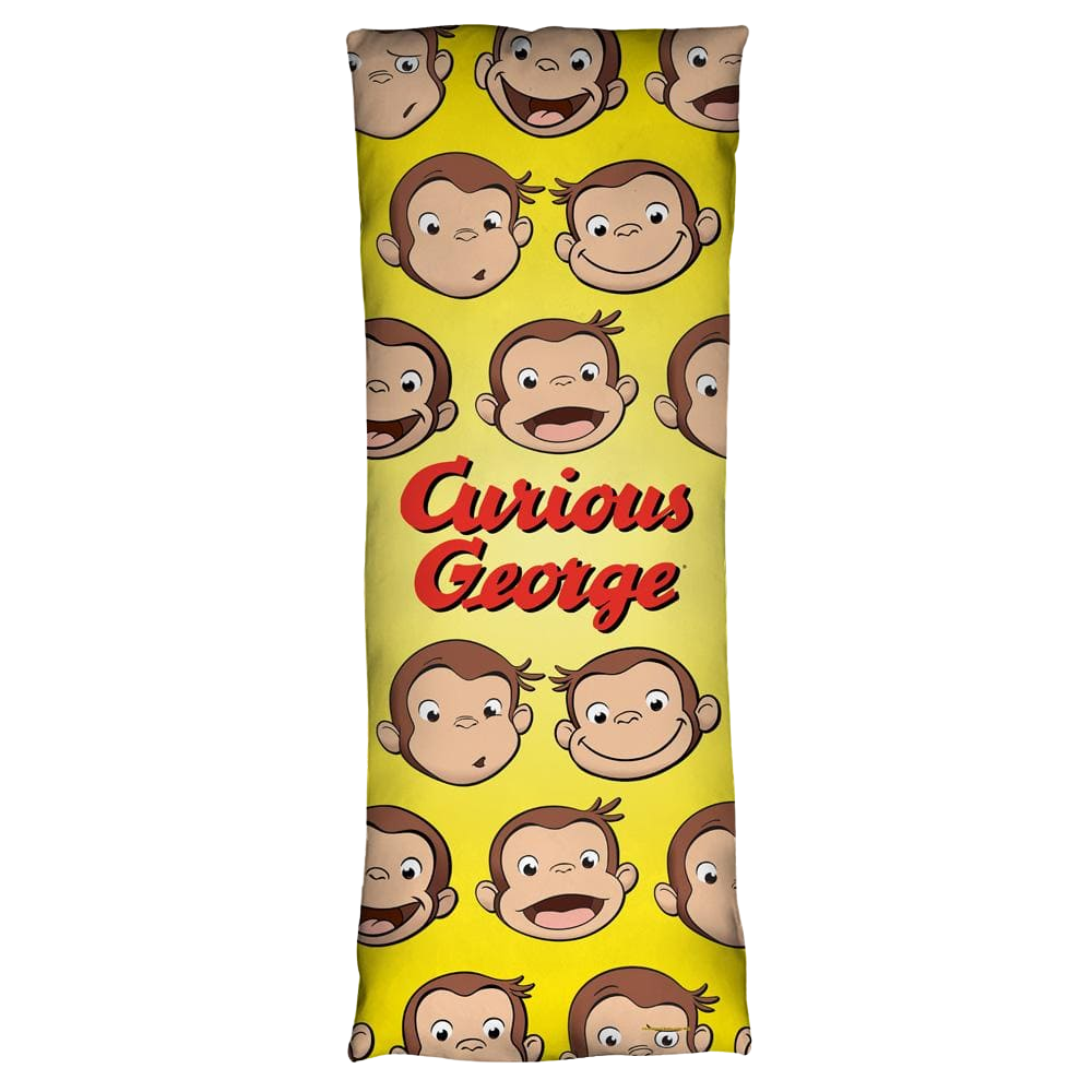 Curious George - Heads Body Pillow Body Pillows Curious George