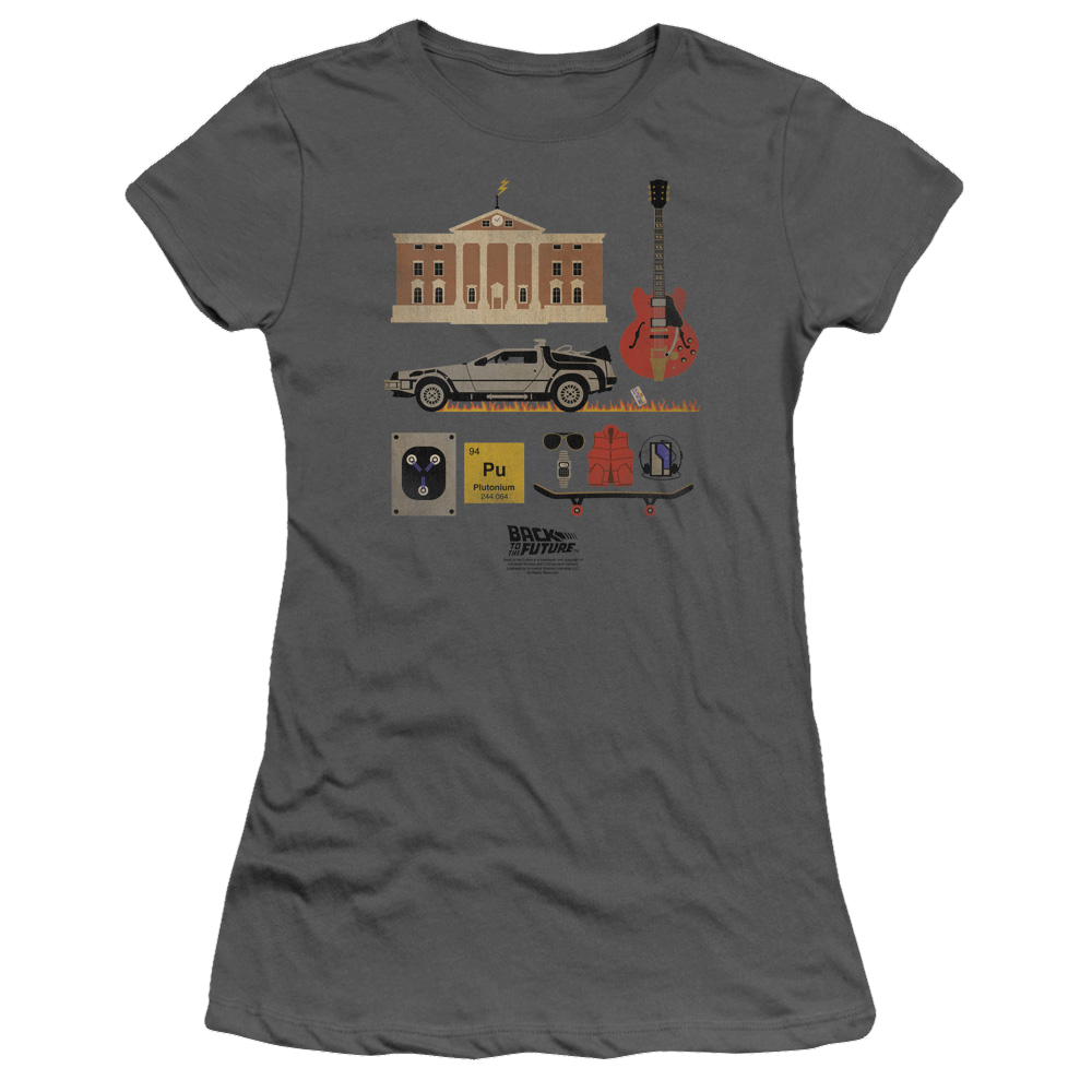 Back To The Future Items - Juniors T-Shirt Juniors T-Shirt Back to the Future