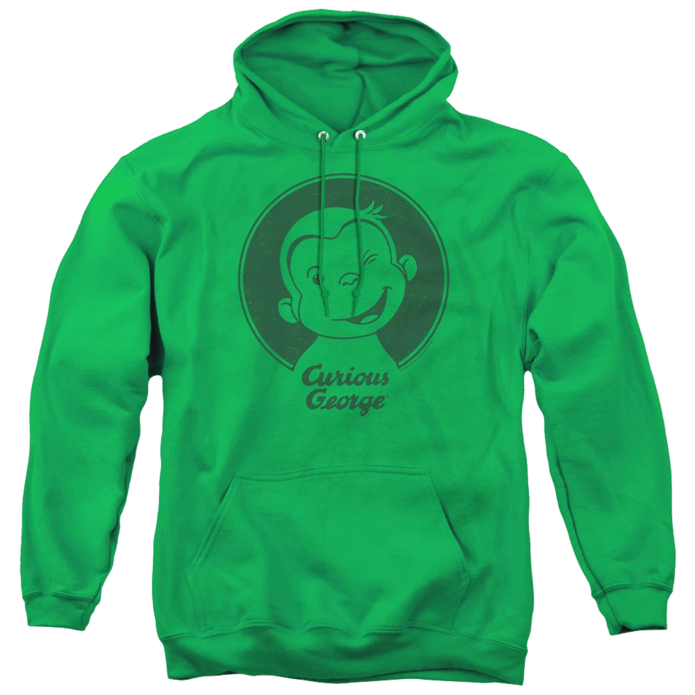 Curious George Classic Wink - Pullover Hoodie Pullover Hoodie Curious George