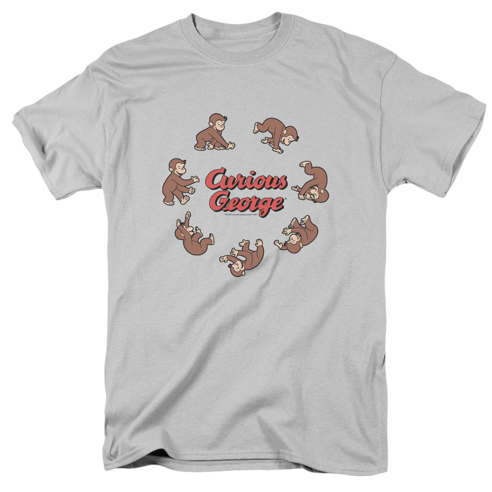Curious George Rolling Fun Der - Men's Regular Fit T-Shirt Men's Regular Fit T-Shirt Curious George