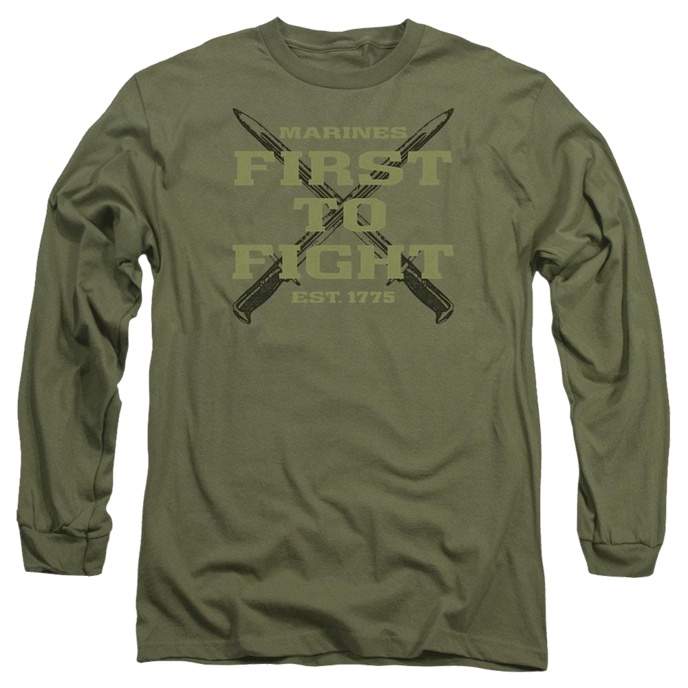U.S. Marine Corps First Men's Long Sleeve T-Shirt Men's Long Sleeve T-Shirt U.S. Marine Corps.