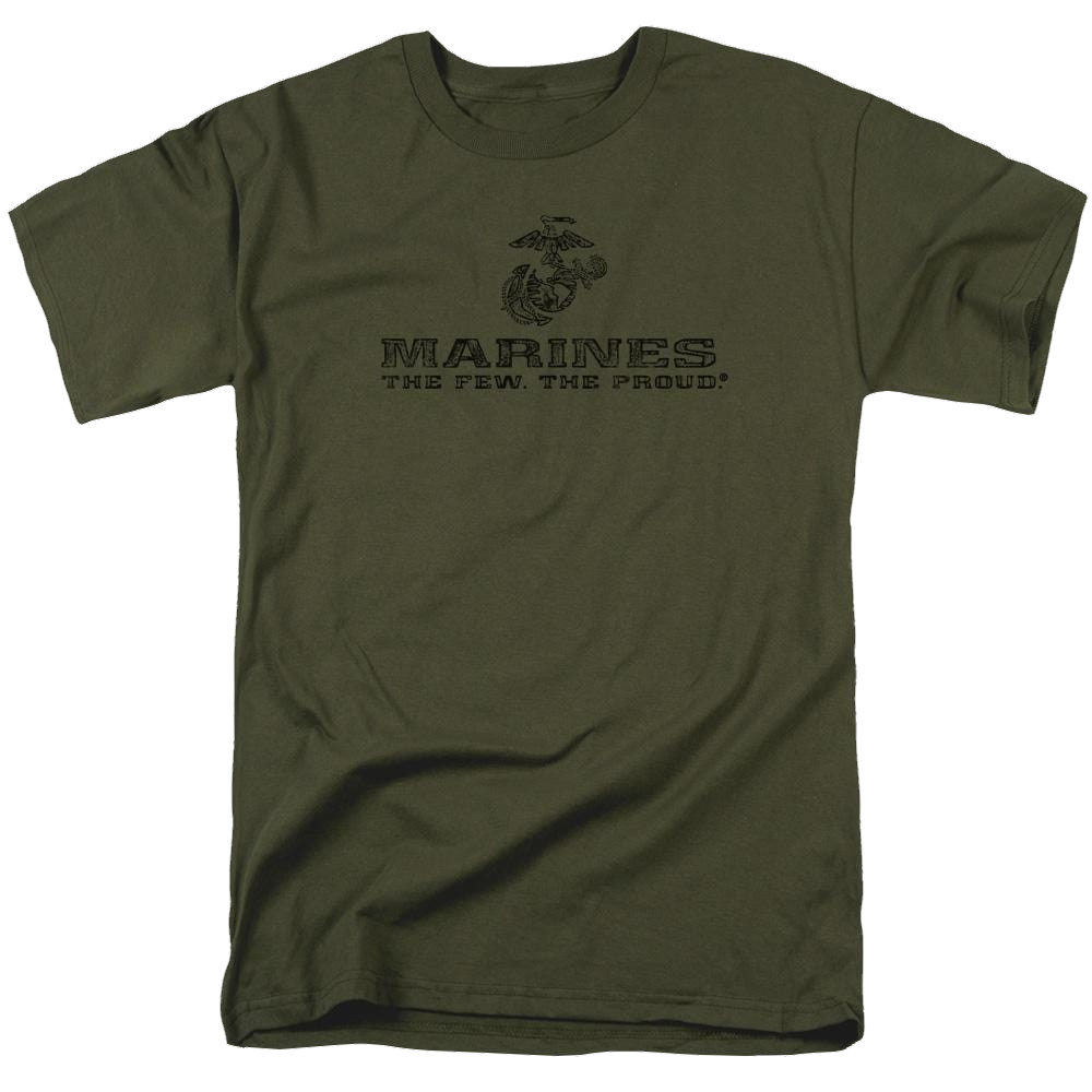 U.S. Marine Corps. Distressed Logo - Men's Regular Fit T-Shirt Men's Regular Fit T-Shirt U.S. Marine Corps.
