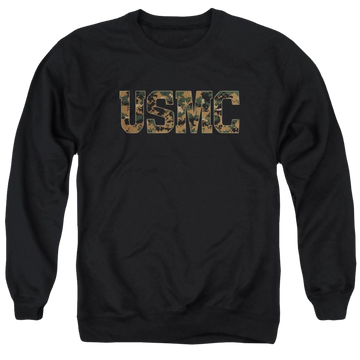 U.S. Marine Corps Usmc Camo Fill Men's Crewneck Sweatshirt Men's Crewneck Sweatshirt U.S. Marine Corps.