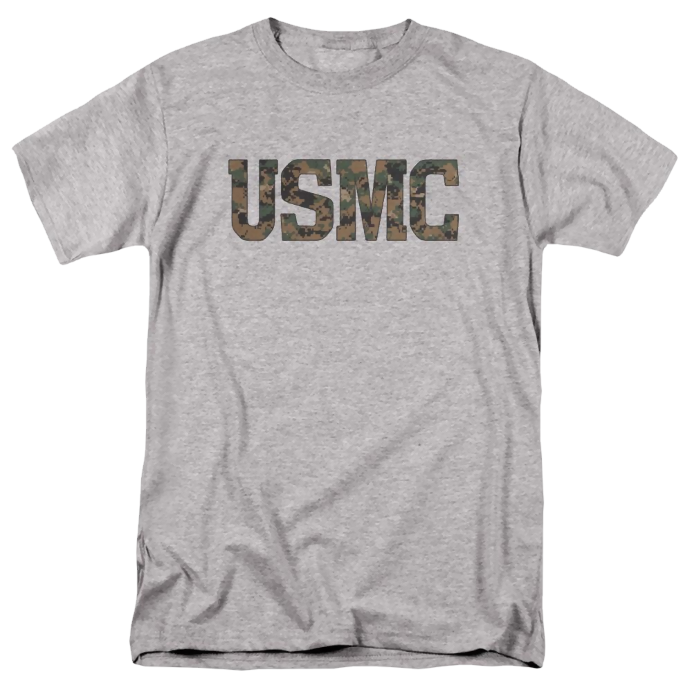 U.S. Marine Corps. Usmc Camo Fill - Men's Regular Fit T-Shirt Men's Regular Fit T-Shirt U.S. Marine Corps.
