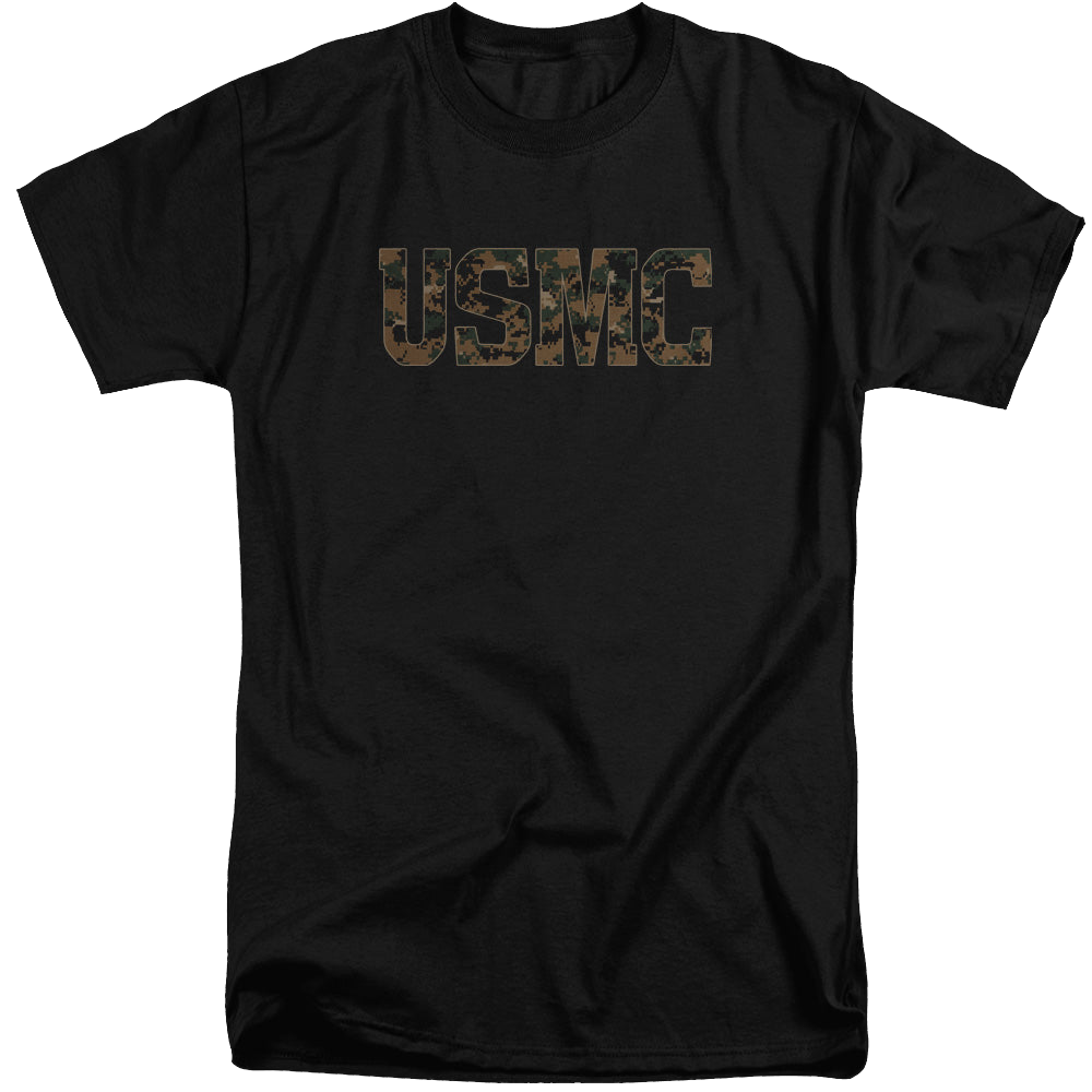 U.S. Marine Corps. Usmc Camo Fill - Men's Tall Fit T-Shirt Men's Tall Fit T-Shirt U.S. Marine Corps.