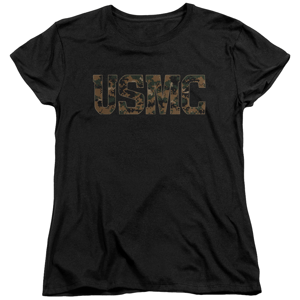 U.S. Marine Corps. Usmc Camo Fill - Women's T-Shirt Women's T-Shirt U.S. Marine Corps.