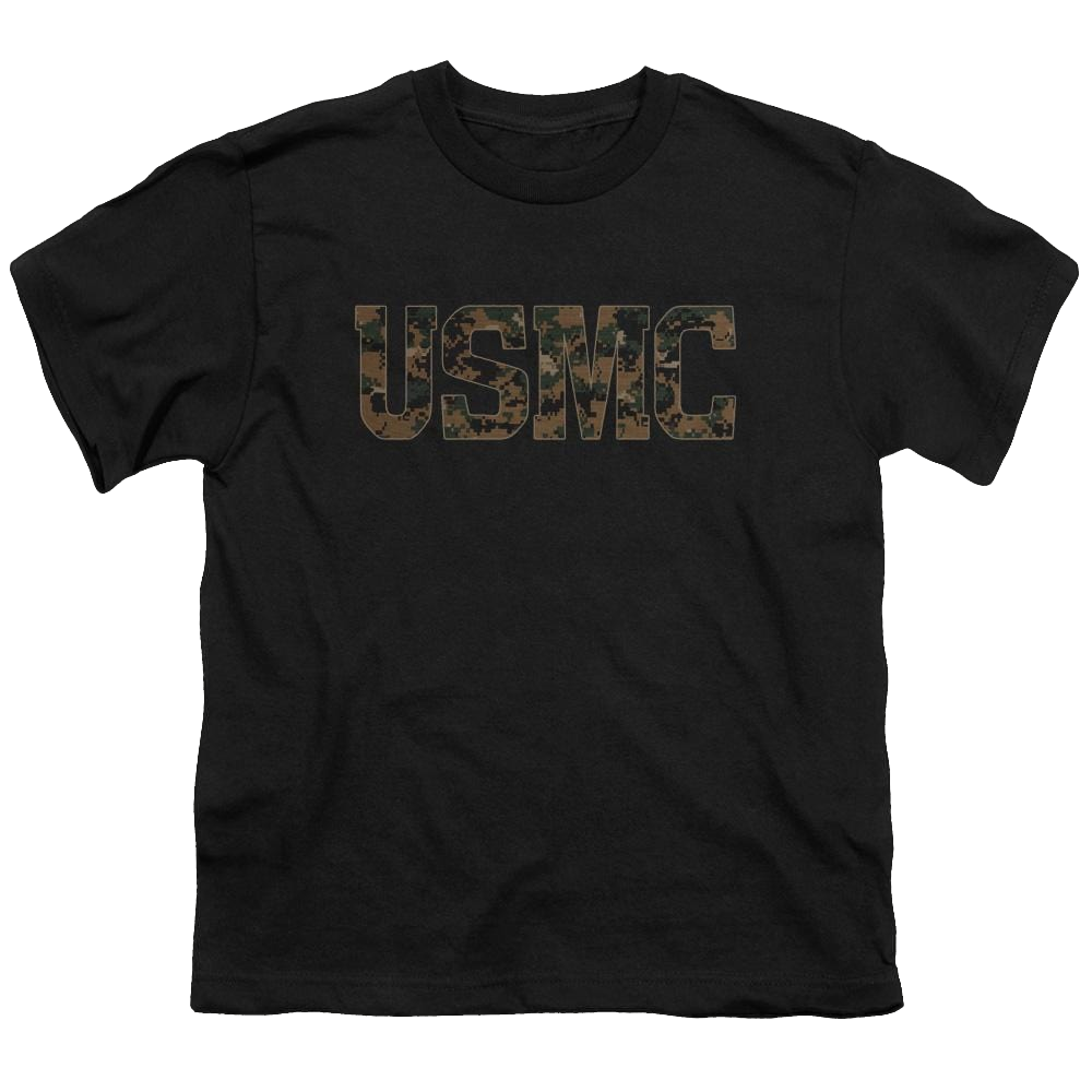 U.S. Marine Corps. Usmc Camo Fill - Youth T-Shirt Youth T-Shirt (Ages 8-12) U.S. Marine Corps.