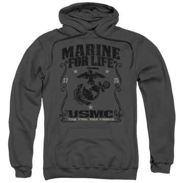 U.S. Marine Corps For Life Pullover Hoodie Pullover Hoodie U.S. Marine Corps.