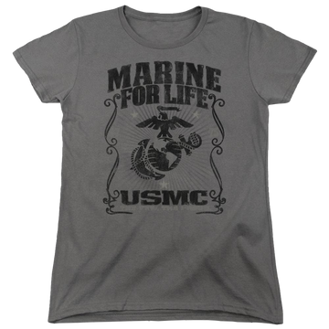 U.S. Marine Corps For Life Women's T-Shirt Women's T-Shirt U.S. Marine Corps.