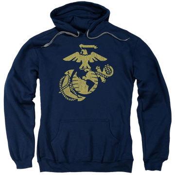 U.S. Marine Corps Gold Emblem Pullover Hoodie Pullover Hoodie U.S. Marine Corps.