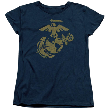 U.S. Marine Corps Gold Emblem Women's T-Shirt Women's T-Shirt U.S. Marine Corps.