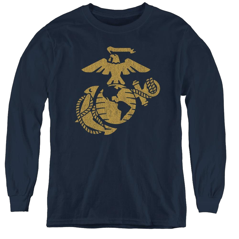 U.S. Marine Corps. Gold Emblem - Youth Long Sleeve T-Shirt Youth Long Sleeve T-Shirt U.S. Marine Corps.
