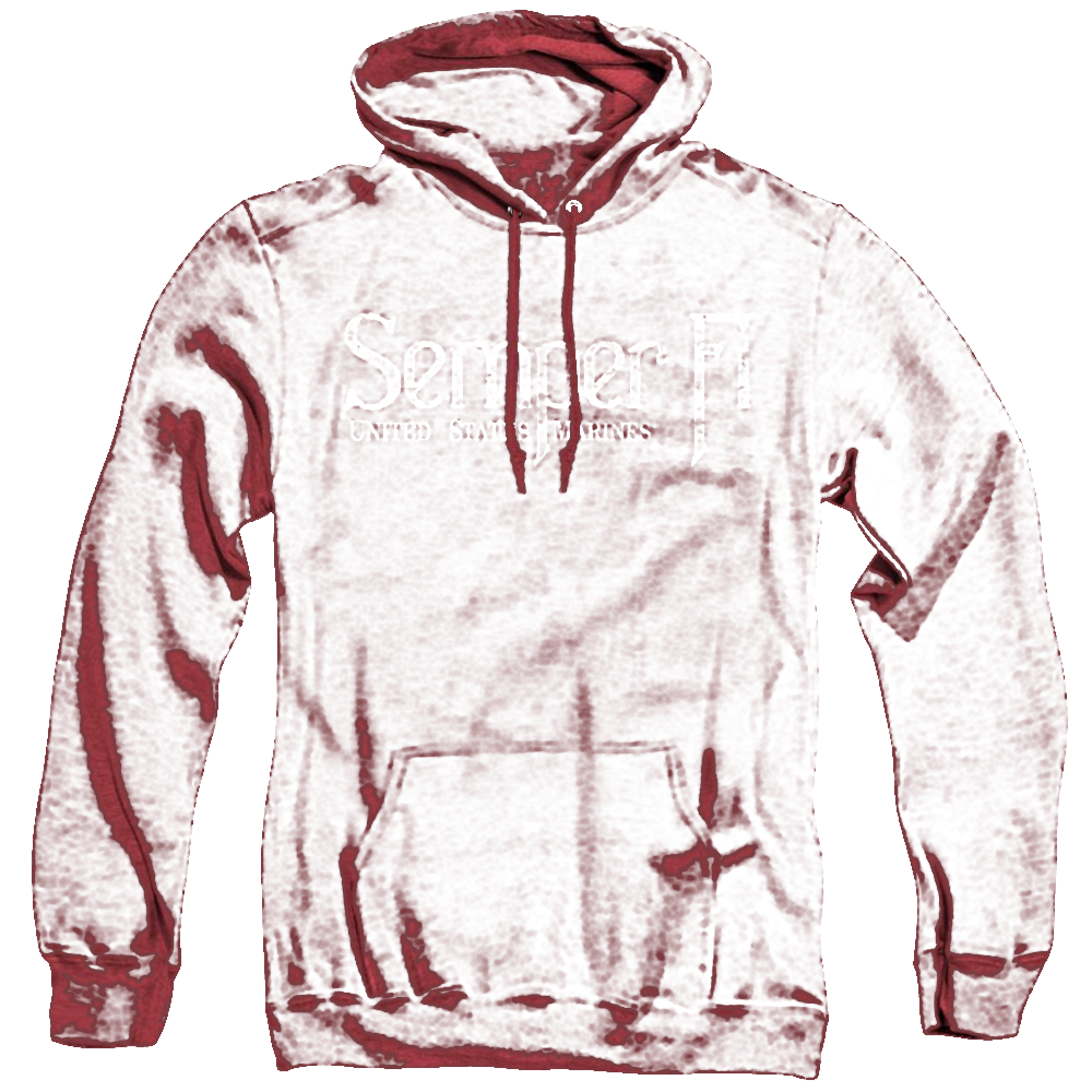 U.S. Marine Corps. Semper Fi - Heather Pullover Hoodie Heather Pullover Hoodie U.S. Marine Corps.