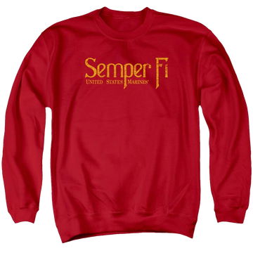 U.S. Marine Corps Semper Fi Men's Crewneck Sweatshirt Men's Crewneck Sweatshirt U.S. Marine Corps.