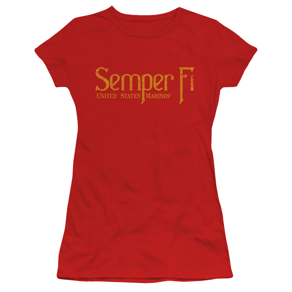 U.S. Marine Corps. Semper Fi - Juniors T-Shirt Juniors T-Shirt U.S. Marine Corps.