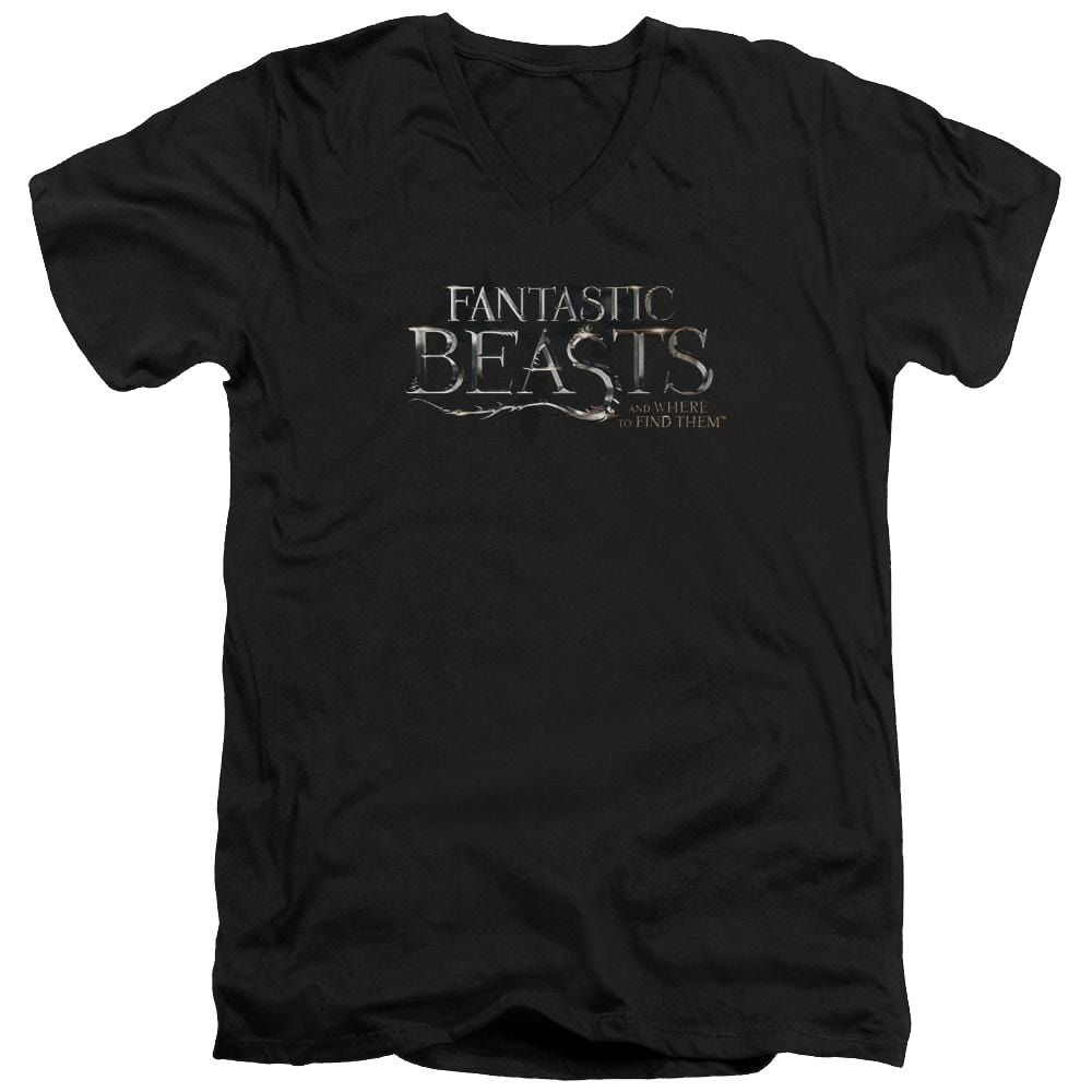 Fantastic Beasts Logo - Men's V-Neck T-Shirt Men's V-Neck T-Shirt Fantastic Beasts