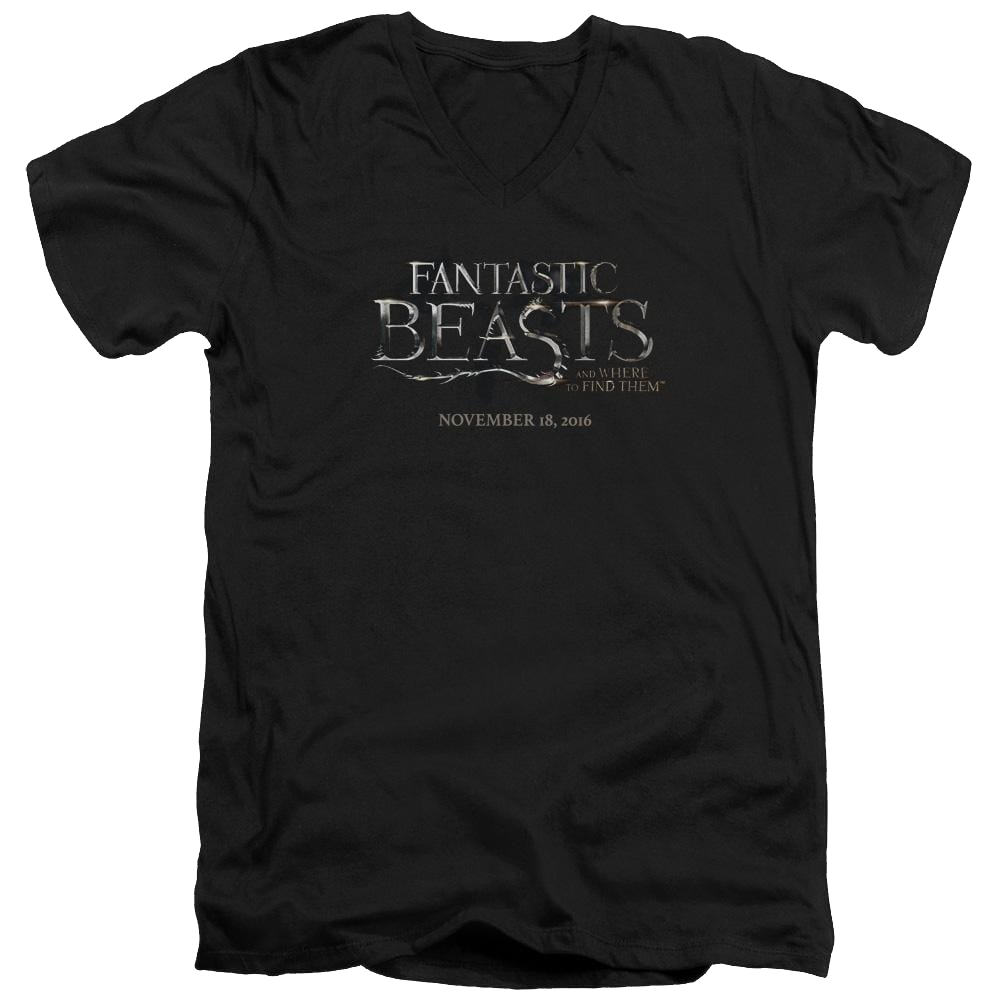 Fantastic Beasts Logo - Men's V-Neck T-Shirt Men's V-Neck T-Shirt Fantastic Beasts
