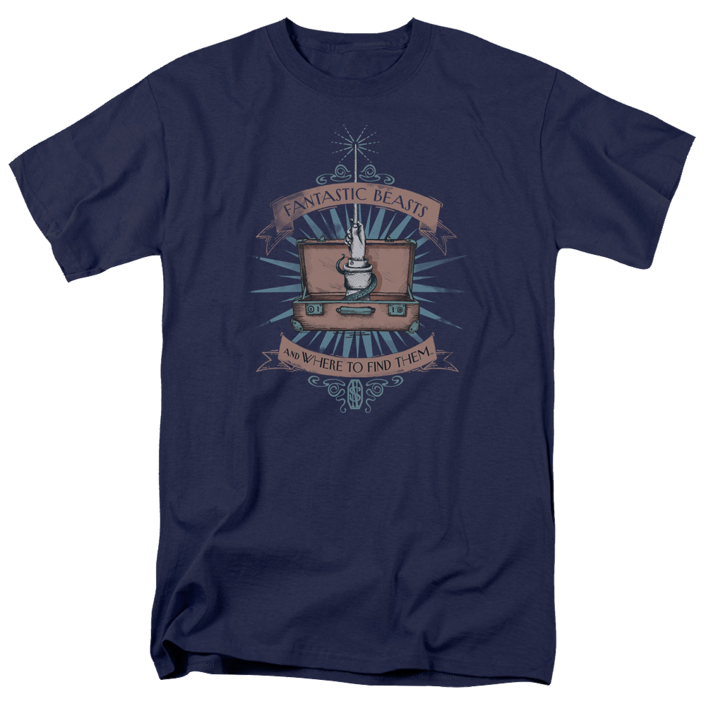 Fantastic Beasts Briefcase - Men's Regular Fit T-Shirt Men's Regular Fit T-Shirt Fantastic Beasts