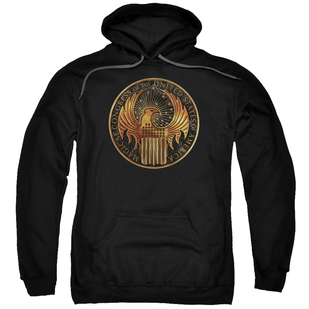 Fantastic Beasts Magical Congress Crest - Pullover Hoodie Pullover Hoodie Fantastic Beasts