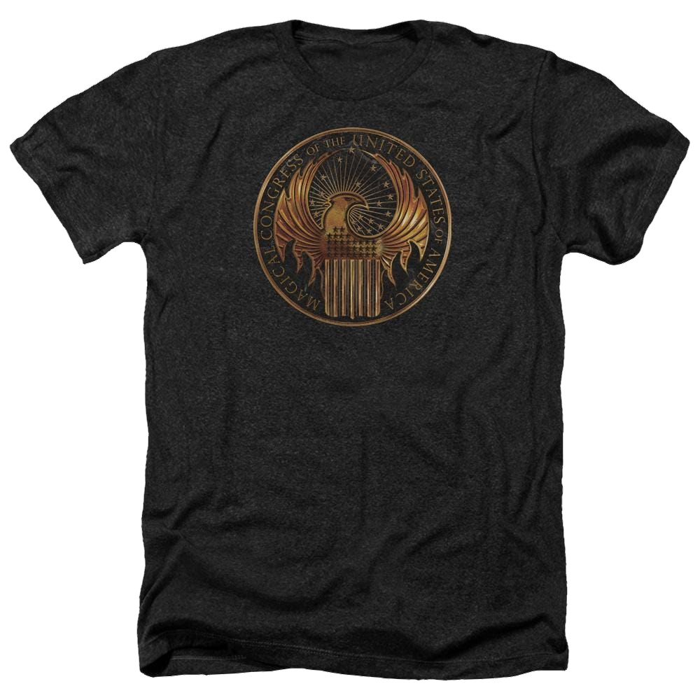 Fantastic Beasts Magical Congress Crest - Men's Heather T-Shirt Men's Heather T-Shirt Fantastic Beasts