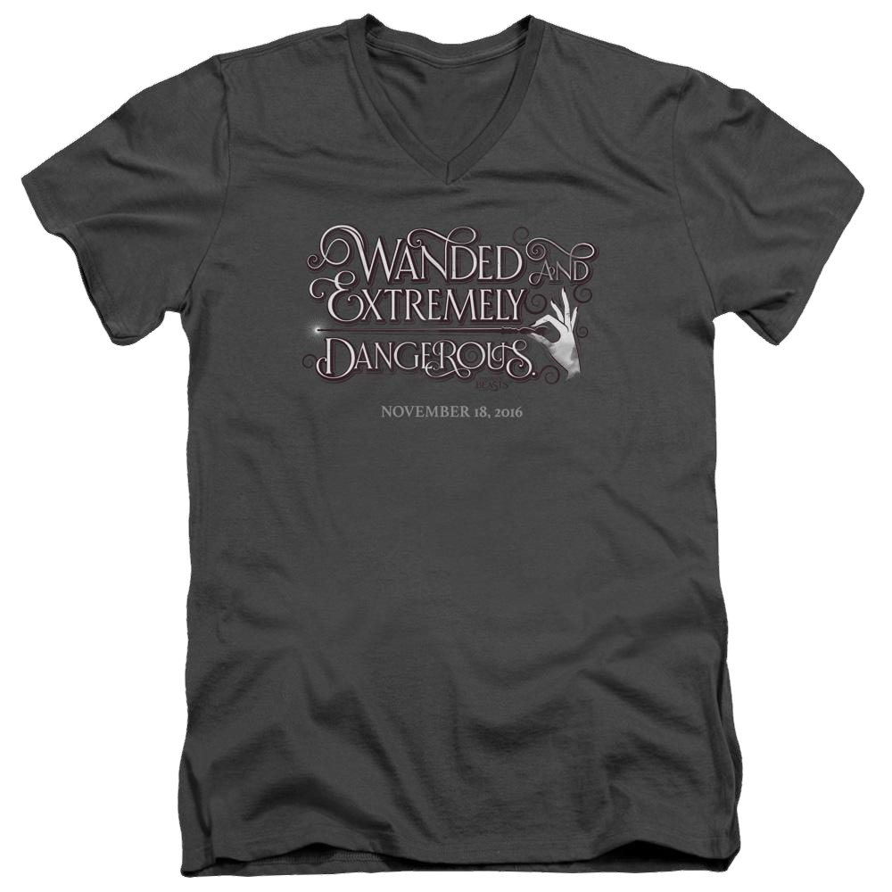 Fantastic Beasts Wanded - Men's V-Neck T-Shirt Men's V-Neck T-Shirt Fantastic Beasts
