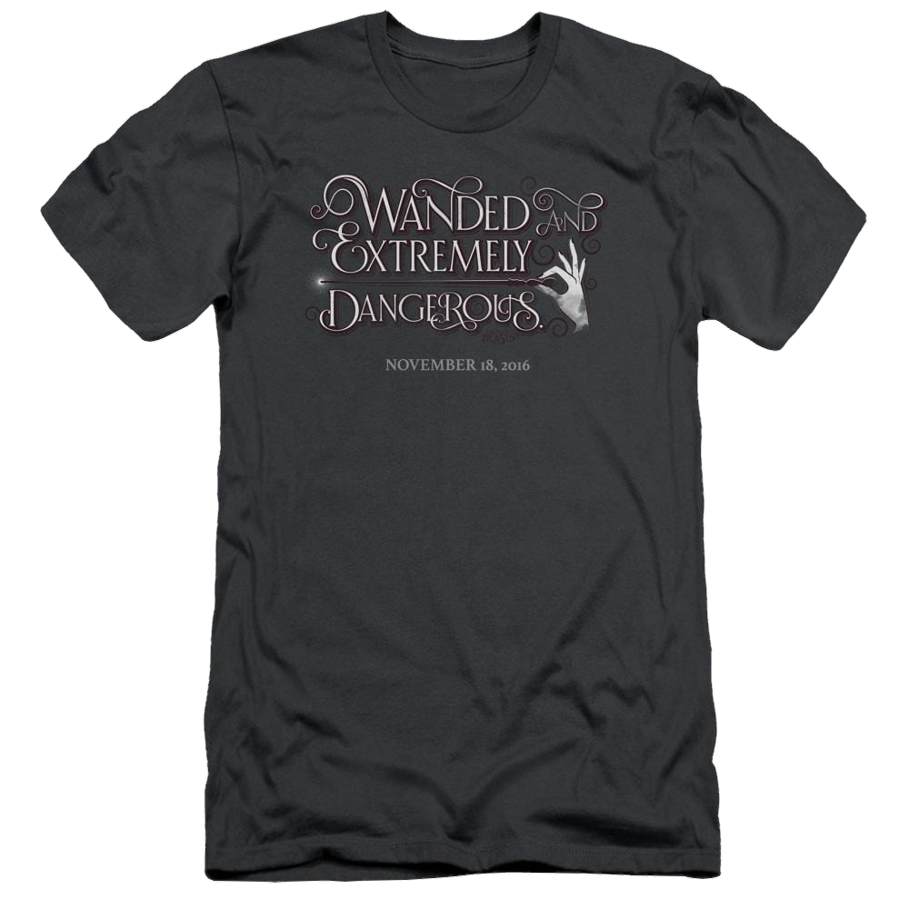 Fantastic Beasts Wanded - Men's Premium Slim Fit T-Shirt Men's Premium Slim Fit T-Shirt Fantastic Beasts