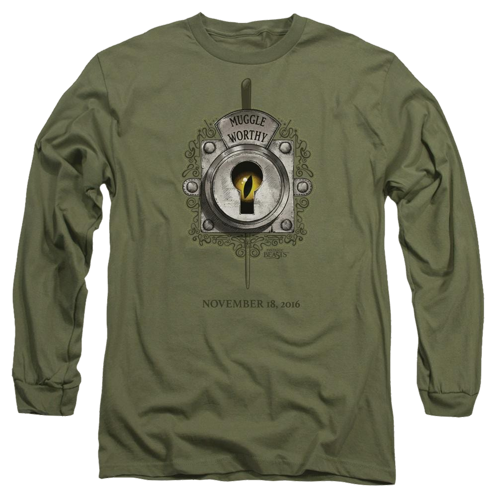 Fantastic Beasts Muggle Worthy - Men's Long Sleeve T-Shirt Men's Long Sleeve T-Shirt Fantastic Beasts