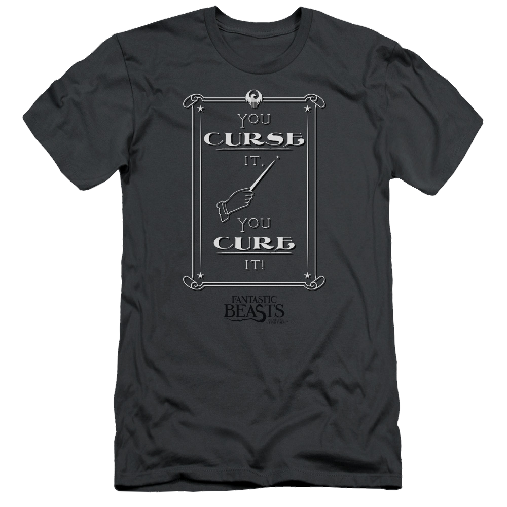 Fantastic Beasts Curse It - Men's Premium Slim Fit T-Shirt Men's Premium Slim Fit T-Shirt Fantastic Beasts