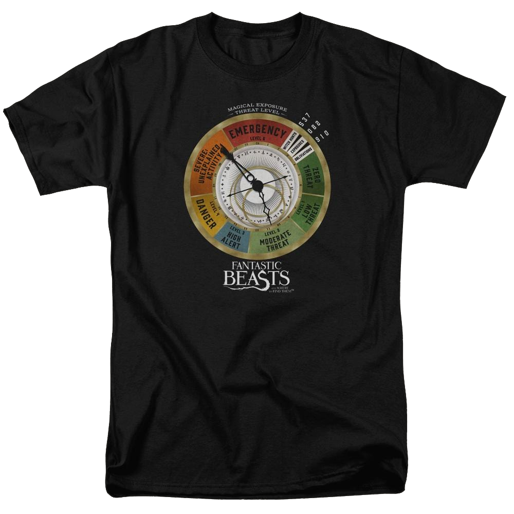 Fantastic Beasts Threat Gauge - Men's Regular Fit T-Shirt Men's Regular Fit T-Shirt Fantastic Beasts