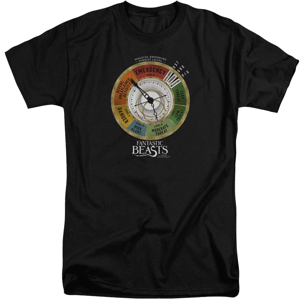Fantastic Beasts Threat Gauge - Men's Tall Fit T-Shirt Men's Tall Fit T-Shirt Fantastic Beasts
