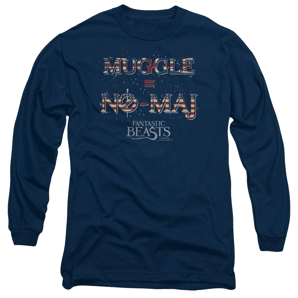 Fantastic Beasts Uk Us No Maj - Men's Long Sleeve T-Shirt Men's Long Sleeve T-Shirt Fantastic Beasts