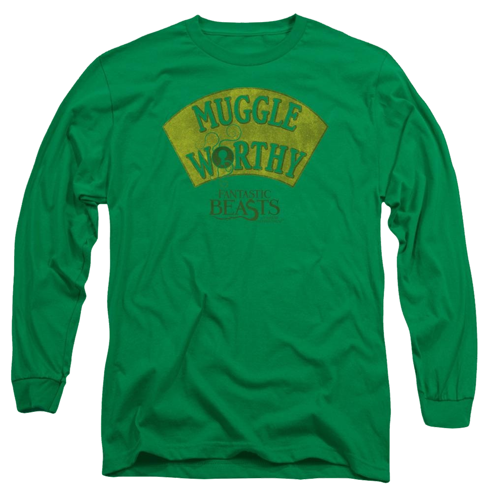 Fantastic Beasts Muggle Worthy - Men's Long Sleeve T-Shirt Men's Long Sleeve T-Shirt Fantastic Beasts